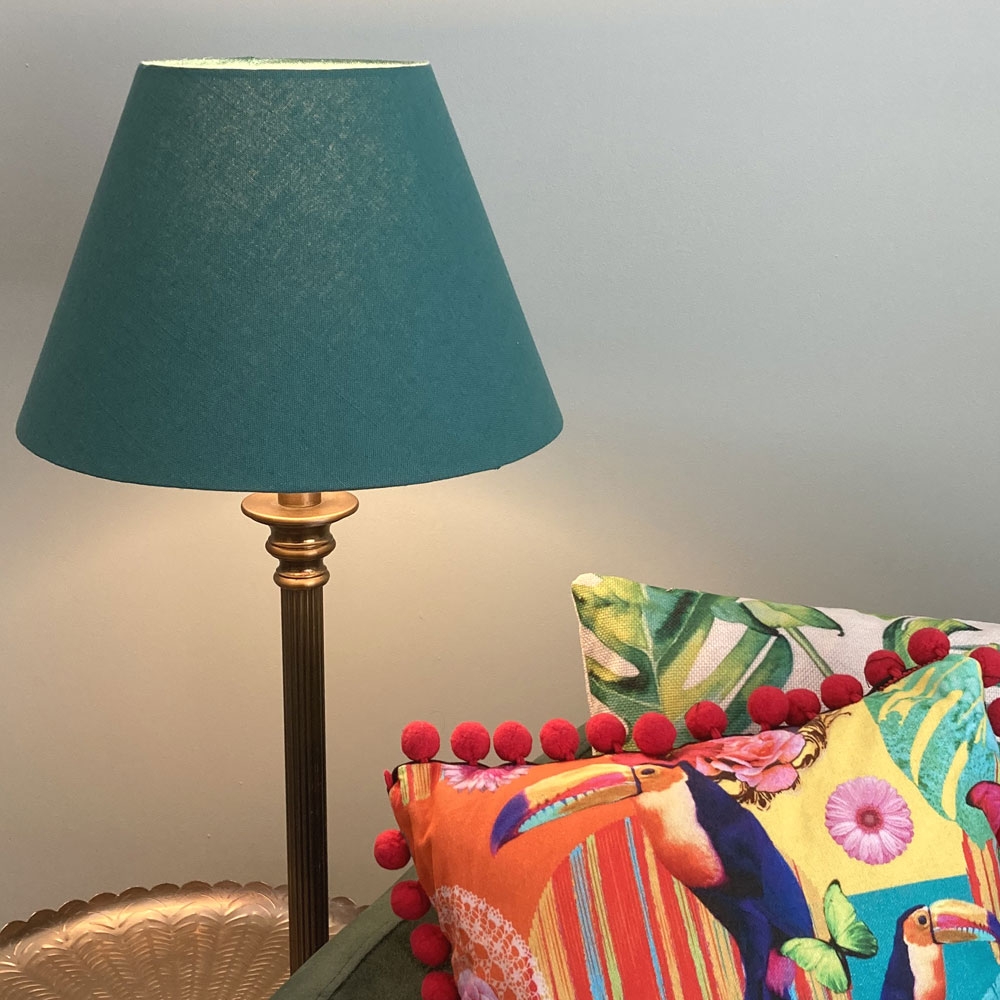 Empire Lampshade UK Made in 70 Colours of Cotton Linen and Velvet -  Imperial Lighting